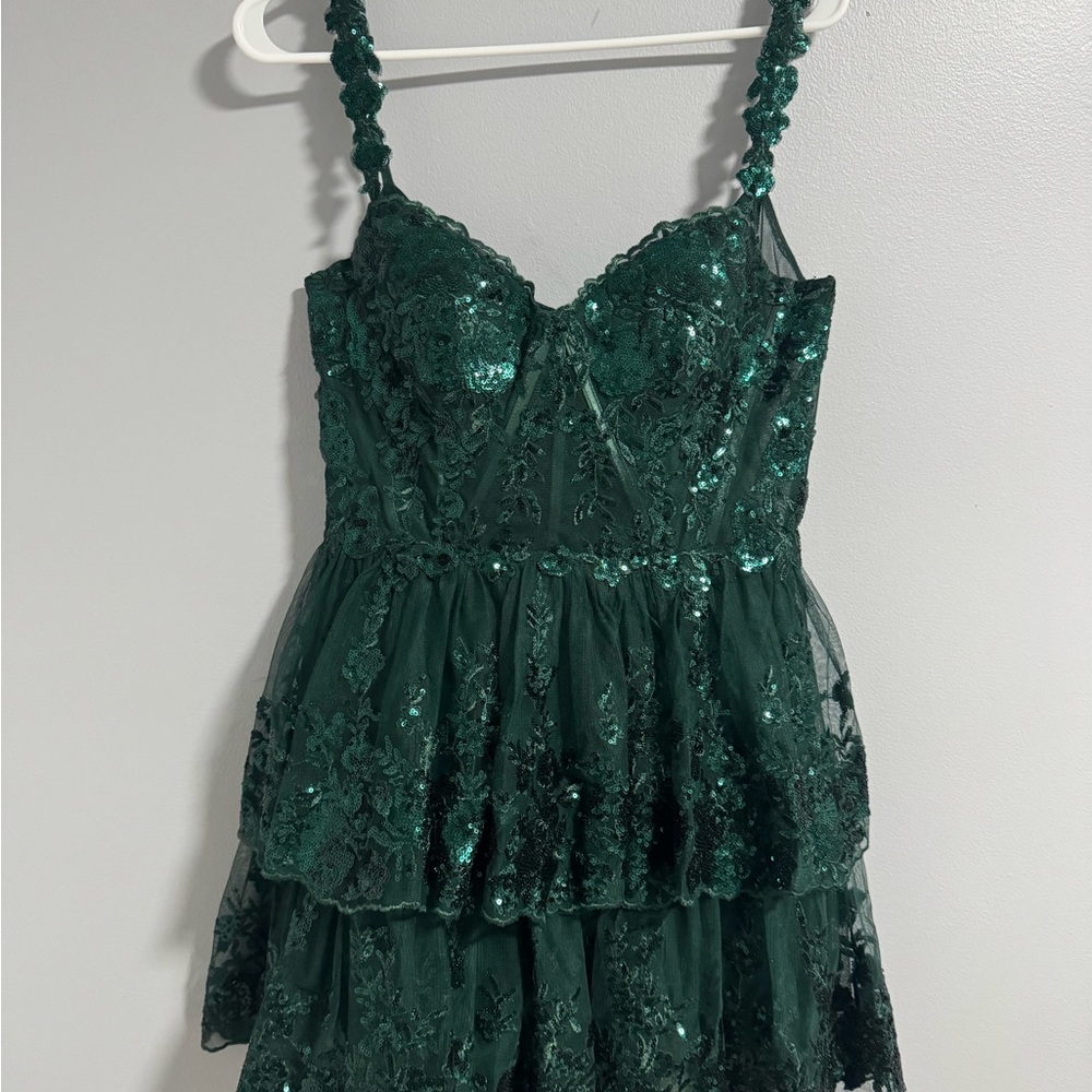 Elegant Green special occasion dress